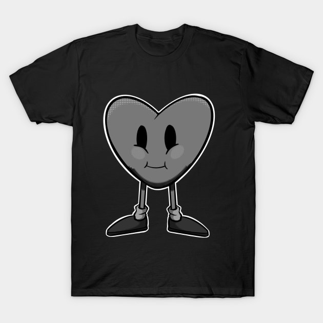 Toon Heart T-Shirt by clownshop